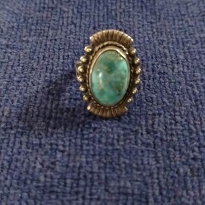 Vintage Sterling Silver and Turquoise Ring